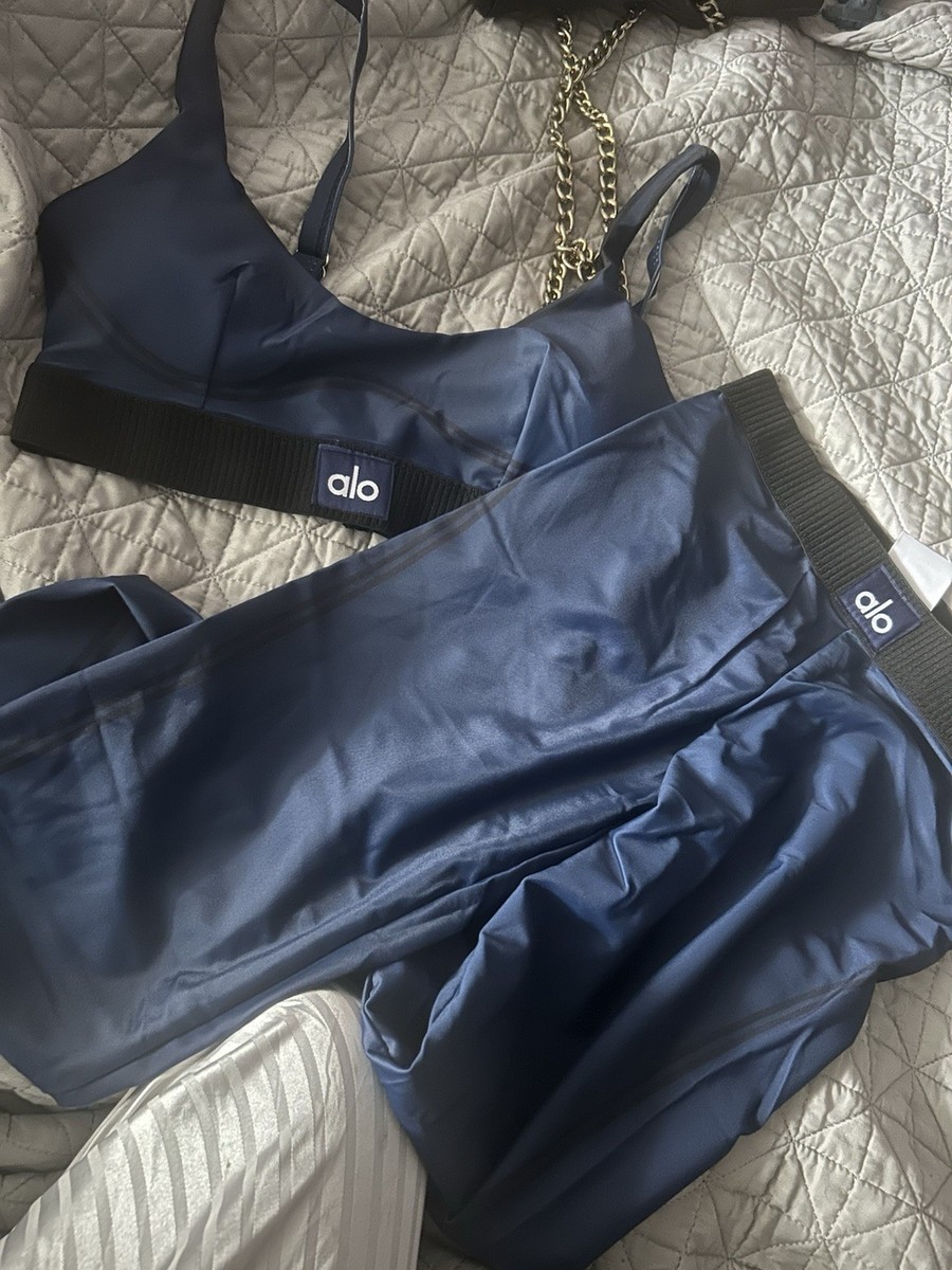 Alo Yoga Set Two Piece Black , Pink , Grey and Navy Blue | eBay