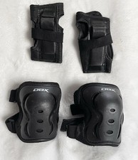 DBX child Large Protective Set Inline  Roller Skating Protective Gear, Black