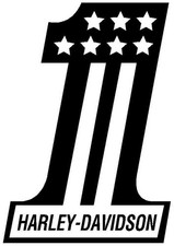 Fits 12 Tall Motorcycle 1 Vinyl Decal Stickers Any Color Free Shipping