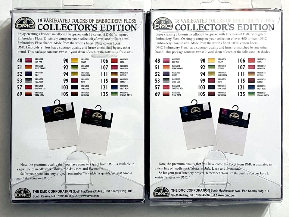 DMC VARIEGATED EMBROIDERY FLOSS 65 SKEINS 6 STRANDS COLLECTORS EDITION 18 SHADES - Image 4 of 4