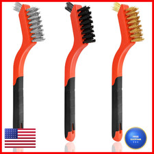 Iegremar 3Pcs Wire Brushes For Cleaning Rust Upgrade Wire Brush Set -