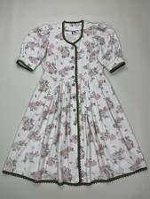 Yessica VTG Long Beige German Bavarian Tyrol Folk Dirndl Dress Oktoberfest Sz 44