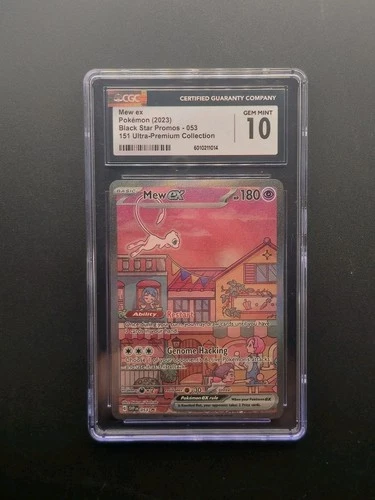 2023 POKEMON SVP PROMO ULTRA-PREMIUM COLLECTION #053 MEW EX CGC 10