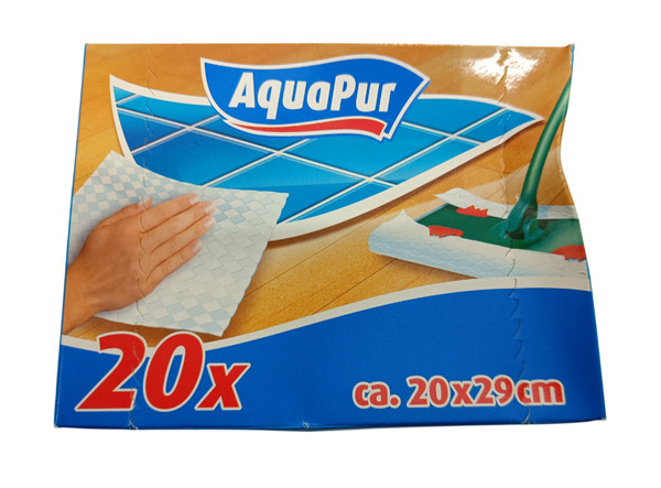 Lidl Aquapur Toallitas Limpiadoras Microfibra Limpieza en Húmedo y Seco Sin Pelusa