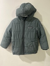 Timberland Green Zip Up Heavyweight Puffer Jacket Winter Size 4T