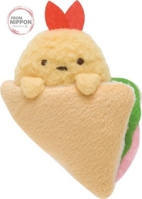 Garnelen Fliegenschwanz (Garnelen Sandwich) Tenori Stofftier Cafe Sumikko Mot...