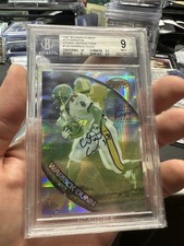 1997 Bowman's Best Autographs Atomic Refractors #125 Warrick Dunn RC BGS 9