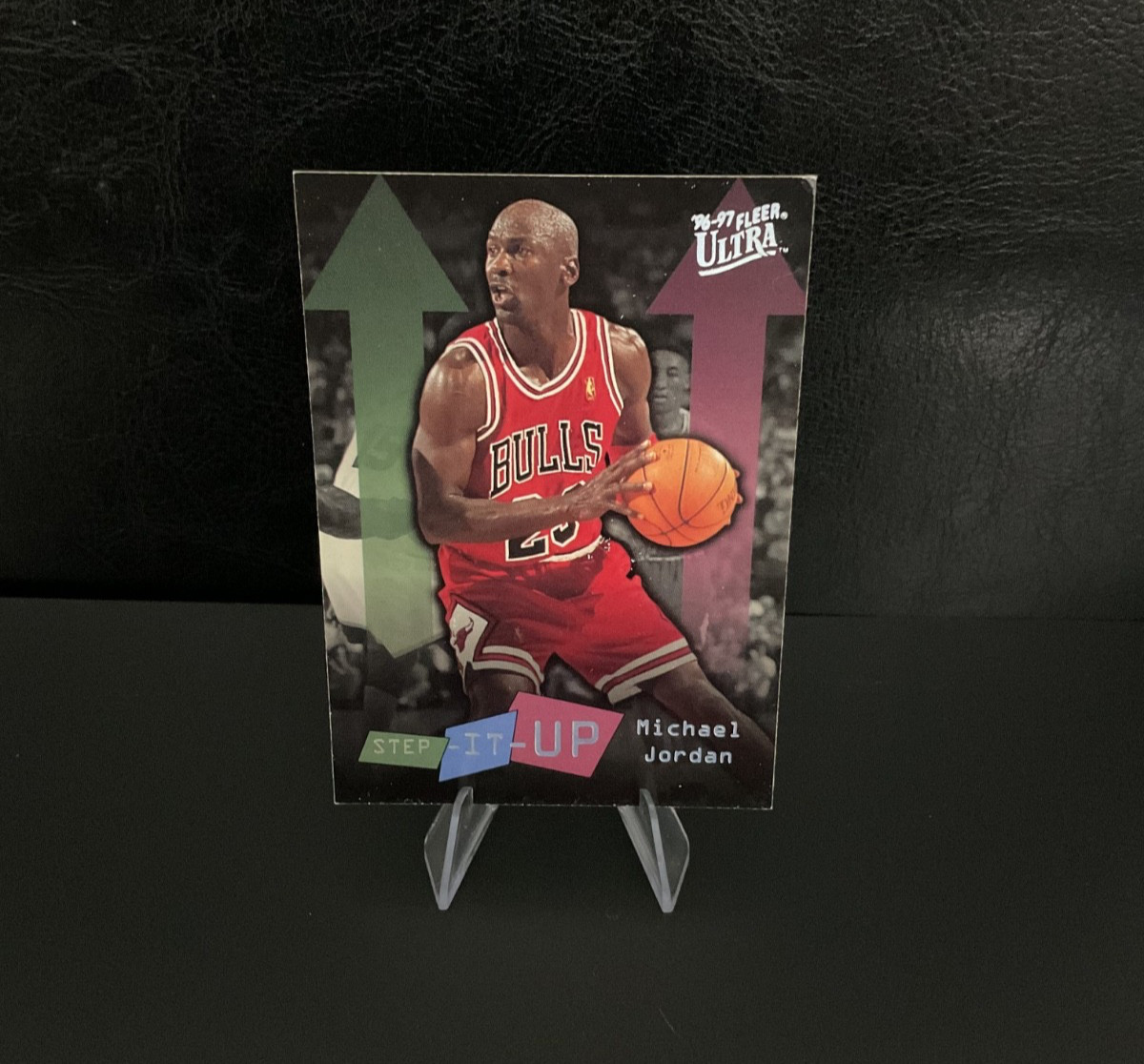 Michael Jordan 1996 Fleer Ultra Step It Up #280🔥