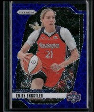 2024 Panini Prizm WNBA #67 Emily Engstler Blue Velocity Prizms Mystics