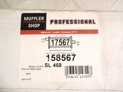 Exhaust Muffler 158567 Maremont AP 17567 Replacement Part Aluminum Made in USA