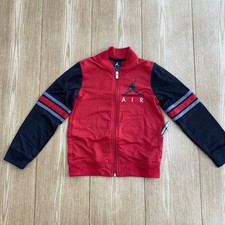 Nike Air Jordan Boys Sweatshirt Jacket Full Zip Track Top Training Size 6 5-6