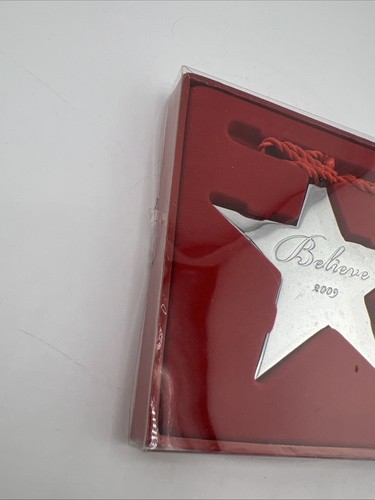 Macy's Believe Star Adorno de Navidad 2009 Nuevo 3.5" - Imagen 2 de 4