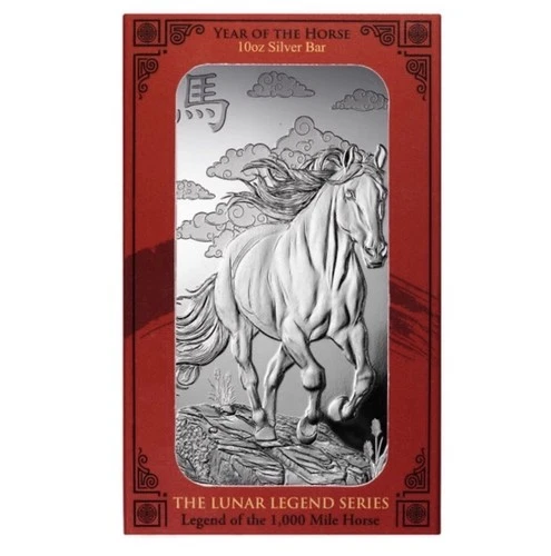 PAMP Suisse 10 oz .999 Fine Silver Bar – Sealed in Assay – New