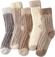 Fuzzy Socks for Women, Fluffy Socks Women, Winter Cozy Sock, Warm Slipper Home S