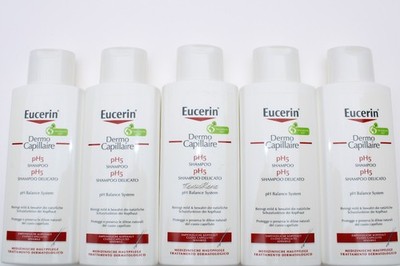5x Eucerin DermoCapillaire pH5 Mild Shampoo 250ml (8.45floz) Sensitive Scalp