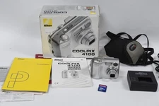 Nikon COOLPIX 4100 4MP Compact Digital Camera, 3x Optical Zoom with Accessories