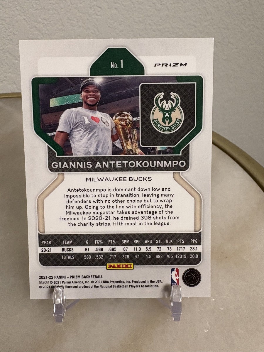2021-22 Panini Prizm - Giannis Antetokounmpo #1 Fast Break