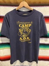 Vintage 80s Kamp AOK Remington Camp Medium 20x26 Aspen Alabama Oklahoma Kentucky