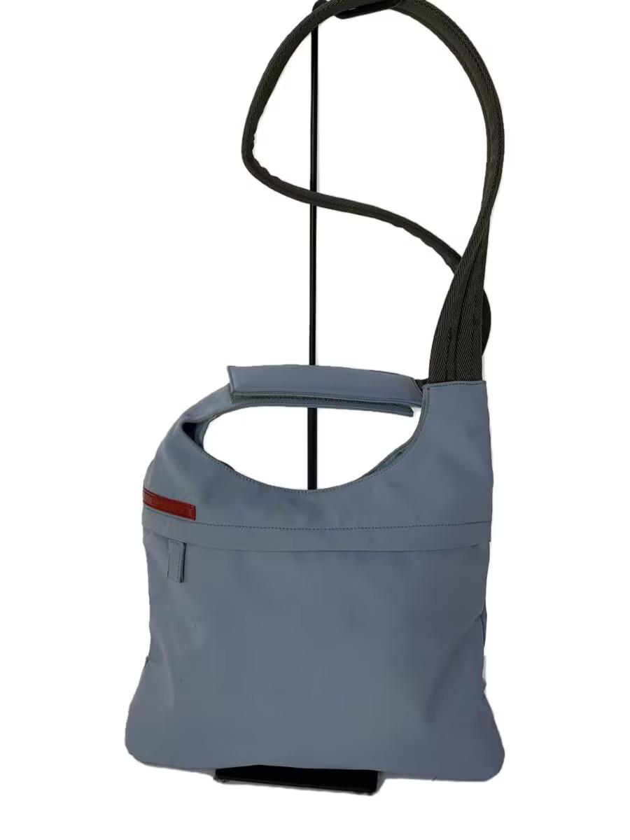 RARE PRADA Nylon Shoulder Bag in Solid Blue 4VA031