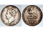 1826 KING GEORGE IV IIII GREAT BRITAIN SILVER SHILLING COIN