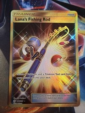 Pokemon Lana's Fishing Rod Secret Rare Card 266/236 Cosmic Eclipse Pack Fresh on eBay