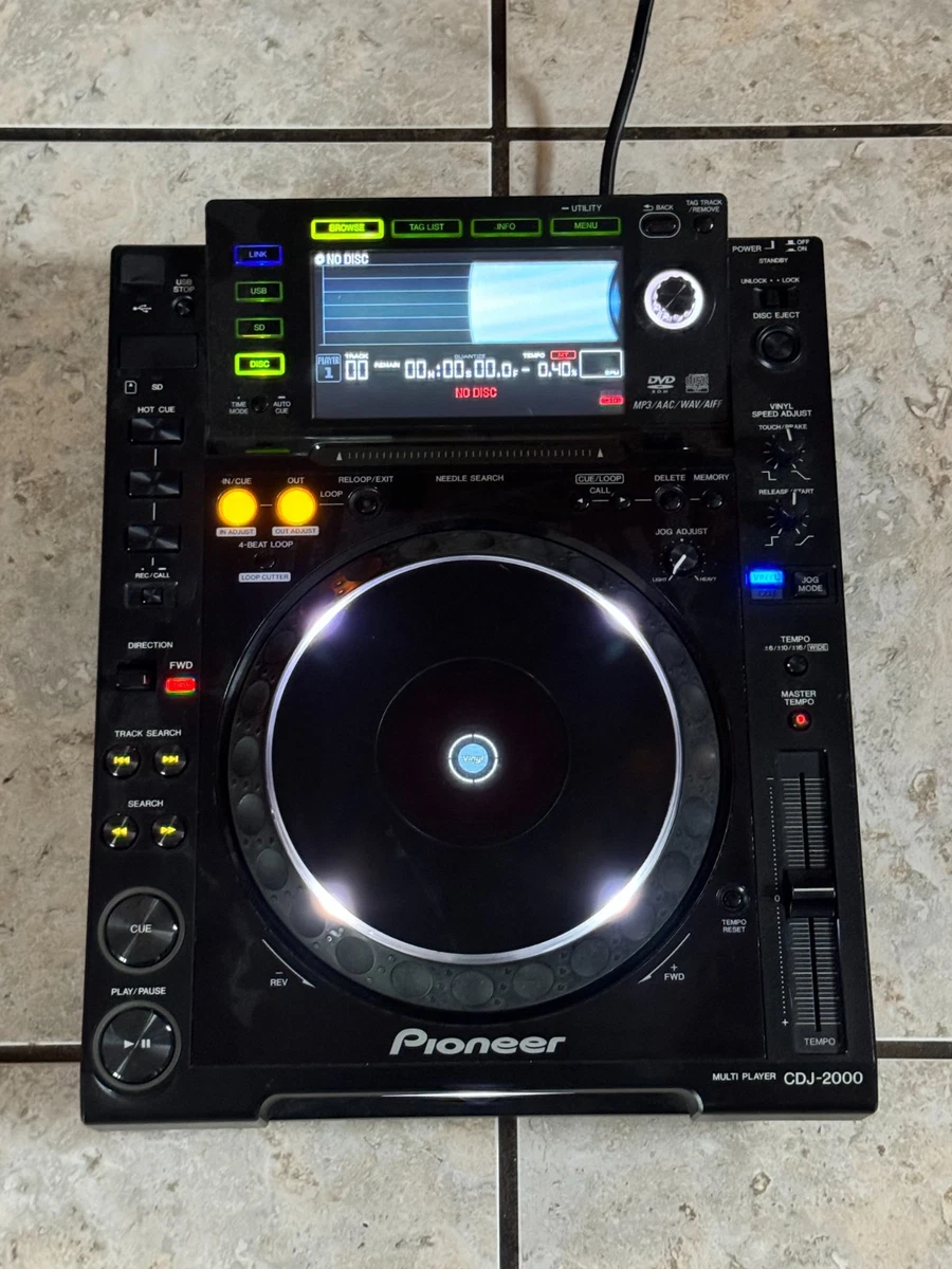 美品☘️ Pioneer DJマルチプレーヤー DJ機器 CDJ-2000 Pioneer Cdj 2000 for sale - eBay