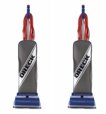 TWO Oreck XL2100RHS Commercial 8 lb Upright Vacuums plus 16 BAGS 