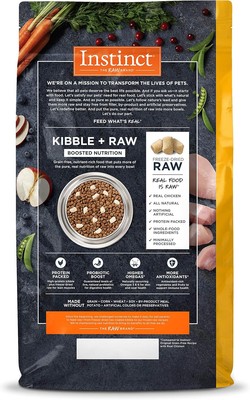 Instinct Raw Boost Grain Free Recipe with Real Chicken Natural Dry Cat Food, 10