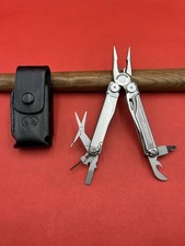 🔪Leatherman Wave Multi-Tool, USA Made W-sheath, EDC NICE!