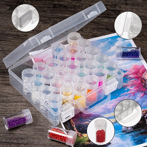 Bead Organizer, Bead Containers, 30 Grids Diamond Painting Storage Containers... - Picture 3 of 8
