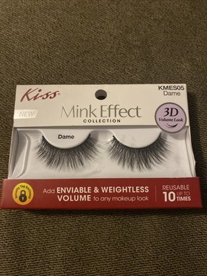 Kiss Mink Effect Collection 3D Volume Look KMES05 Dame Reusable Up To 10 Times 