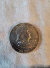 1952 franklin half dollar .9 fine silver usa coin