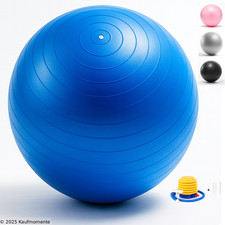 Gymnastikball Fitnessball Sitzball Sportball Pilates Ball Yogaball 55/65/75 cm