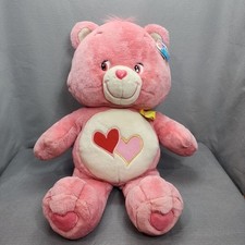 Care Bears 2004 Love a Lot Bear Plush Pink Talking Interactive WORKS NWT