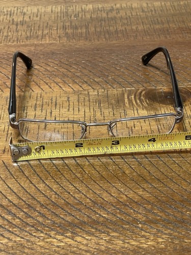 Ray-Ban RB6192 2502 Eyeglasses Frames Black Silver Rectangular 48-17-130 - Picture 11 of 12