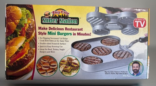 Big City Slider Station - As Seen On TV - NEW IN BOX!