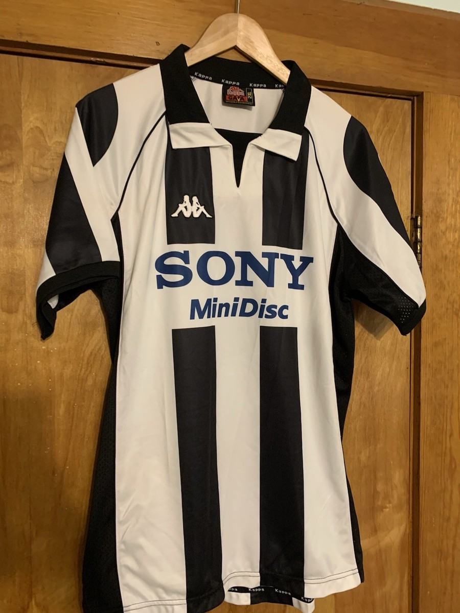 Sony MiniDisc Football/Soccer Jersey Juventus F.C. XXL Striped