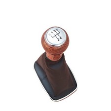 5 Speed Gear Shift Knob Mahogany Fits For Vw Bora Golf Mk4 Jetta
