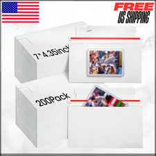 Trading Card Mailing Envelopes 7" X 4.35" Self-Adhesive Mailers 200PK