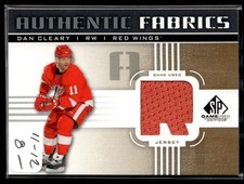 2011-12 SP Game Used Authentic Fabrics Daniel Cleary Detroit Red Wings #AF-DC