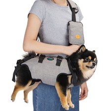 Pet Sling Bag Carrier Lift Harness Mesh Backpack Dog Shoulder Bag Travel Tote