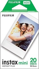 INSTAX mini instant film White Border, 20 shot Pack, suitable for all mini camer