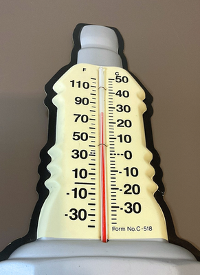 CHAMPION PLUG アドバタイジング サーモメーター Vintage Champion Spark Plug Thermometer World's No.1 Seller