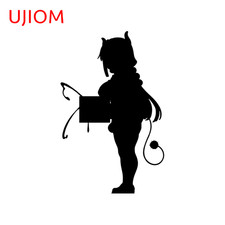 EARLFAMILY 5.1" kanna kamui Futa Car Sticker Car Windows Waifu RV Car Door Decal