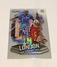 23/24 Topps Chrome UEFA Club Competitions Soccer London Calling Victor Osimhen 