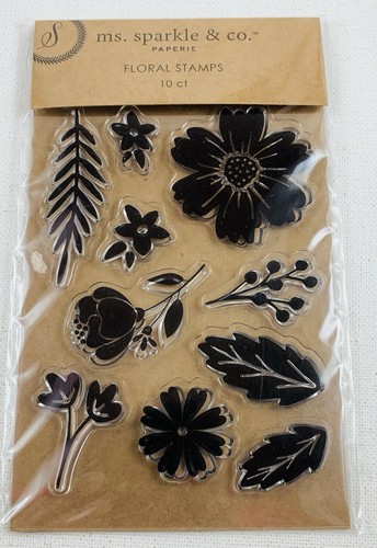 Hampton Art Ms Sparkle Stamps Floral Sentiments Occasions 32pc Lot Card Journals - Picture 3 of 5