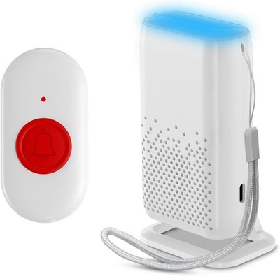 Kabelloser Notrufknopf für Senioren mit USB-Aufladung