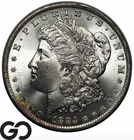 1884-O Morgan Silver Dollar Coin, Premium Quality Solid Gem BU++
