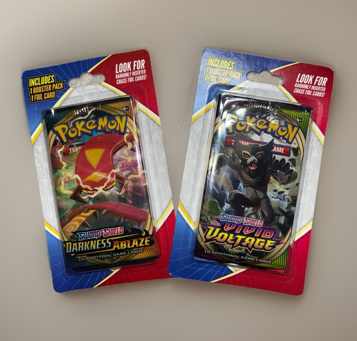 Vivid Voltage + Darkness Ablaze Pokémon Booster PacksSealed Sword