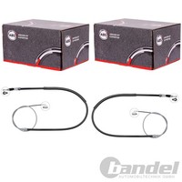 2X A.B.S. Handbremsseile Hinten Passend FüR VW Jetta Scheibenbremse Links+Rechts